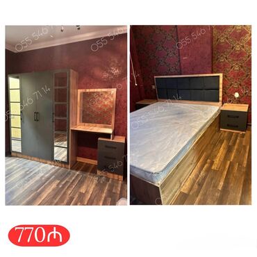 Divanlar: İkinəfərlik çarpayı, Dolab, Termo, 2 tumba, Yeni