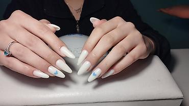 Manikür, pedikür: Dırnaq qaynağı xidməti tipsi qaynaq üstforma öz dırnağına gel gellak — 15