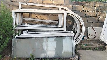 pencere reşotka: PVC pəncərə və qapı çərçivələri, şüşə paketlər toplusu - Material: ağ — 1