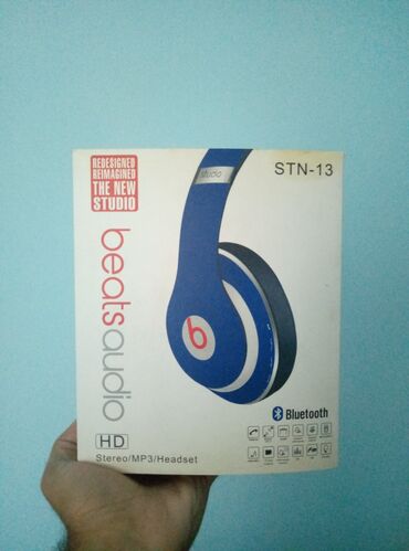 Защитные пленки и стекла: Беспроводные (Bluetooth) Наушники, Beats by Dr. Dre, цвет - Синий