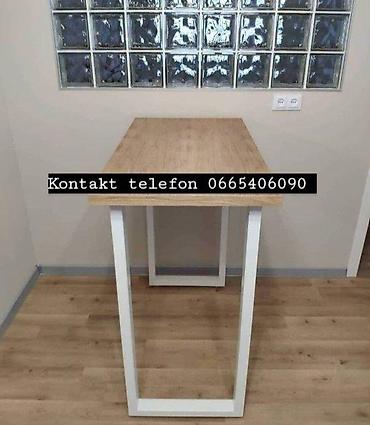 stilski stocic: BARSKI STO MODEL W669 | Izrada nameštaja po meri Drvo& metal — 2