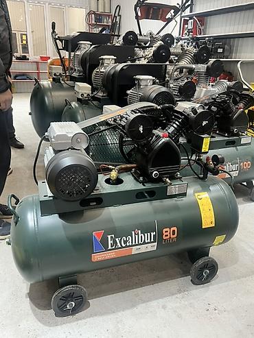 уни з: Компрессор Excalibur 80 L - Тип: поршневой компрессор на ременном — 1