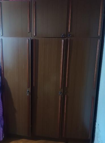 gul: Geniş çoxbölməli paltar dolabı - Material: ağac əsaslı laminat səth — 1