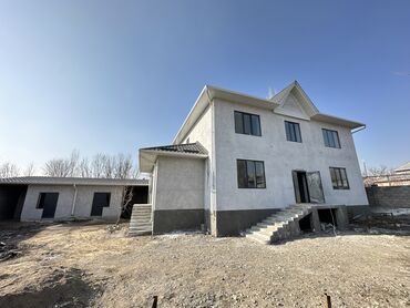 продажа дом токмок сах завод: Дом, 330 м², 9 комнат, Собственник, ПСО (под самоотделку)