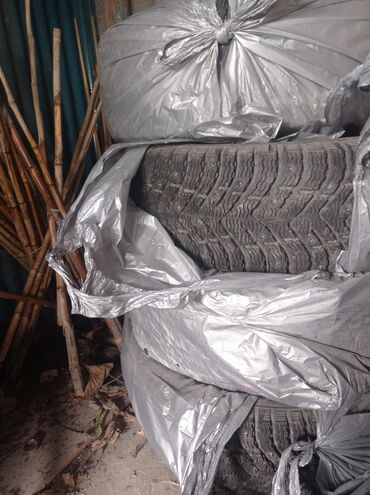 шины шипованные бу: Шины 55 / R 16, Зимняя шипованная, Б/у, Комплект, Cordiant