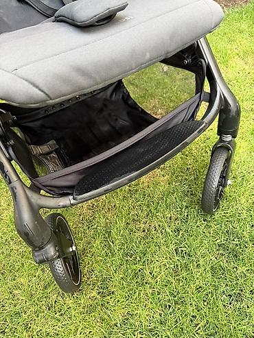 Коляски: Коляска, цвет - Серебристый, Б/у — 8