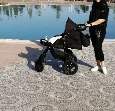 tural baby uşaq alemi instagram: Verdi firmasinin ikili kalyaskasi. Hem yatag (lulka) hem de gezinti
