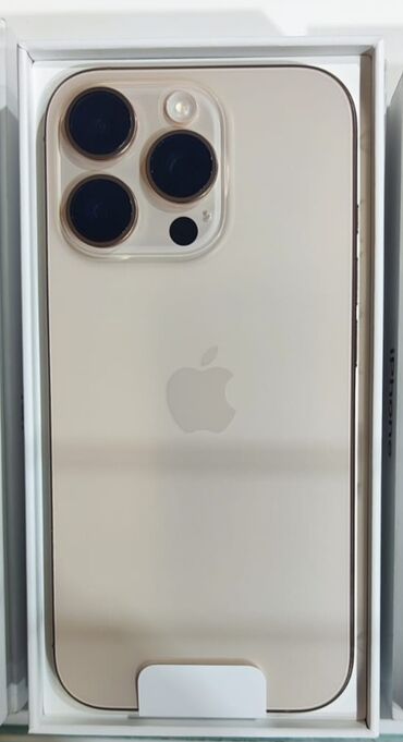 Apple iPhone: IPhone 16 Pro, 256 GB, Desert Titanium, Zəmanət, Sənədlərlə