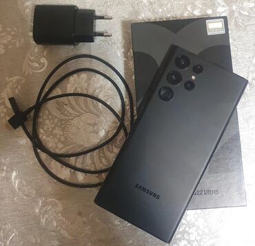Samsung: Samsung Galaxy S22 Ultra, 256 GB, rəng - Qara, Sənədlərlə — 2