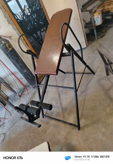 Digər trenajorlar: Tərs asılma trenajoru (Inversion Table) - Bel və boyun gərginliyini — 6