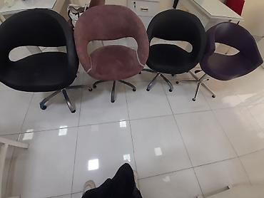 stular: Gözəllik salonu üçün mebel dəsti - Vizaj/kosmetologiya üçün hündür — 7