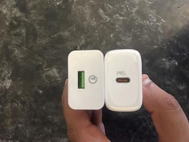 iphone ikis: Borofone və Hoco divar adapterləri (EU fiş) - Borofone: 1x USB-A — 2