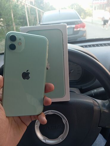 iphone 11 arxalıq: IPhone 11, 64 ГБ, Pacific Blue, Отпечаток пальца, Беспроводная зарядка, Face ID