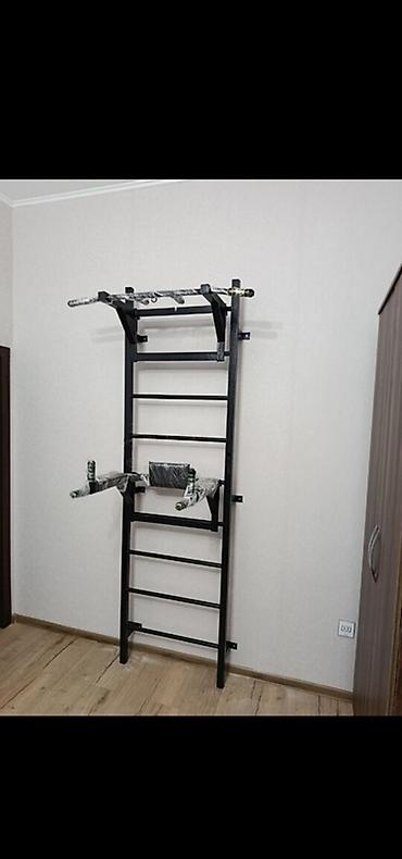 dsx cevik forma: Divar tipli fitnes kompleksi – turnik, press-parallellər və İsveç — 1
