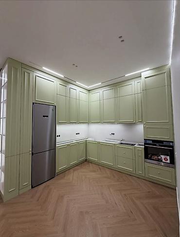 silver kitchen: Кухонный гарнитур, Новый, цвет - Зеленый — 1