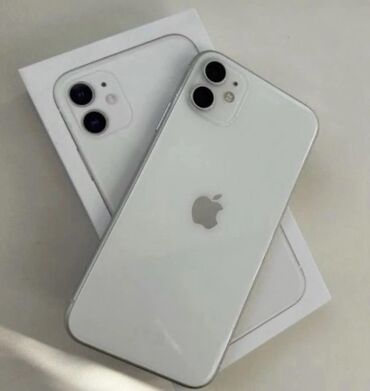 поко м5 с: IPhone 11, Б/у, 128 ГБ, Белый, Кабель, 89 %