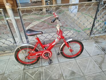 ağ uşaq krosovkaları: Б/у Двухколесные Детский велосипед 16", Платная доставка