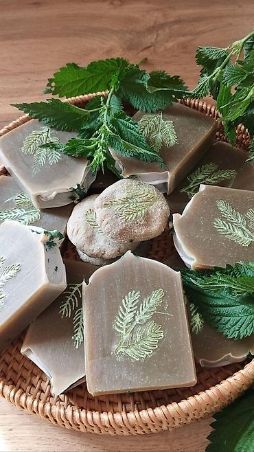 Уход за телом: Натуральное мыло - Состав: растительные масла (оливковое/кокосовое/ши — 4