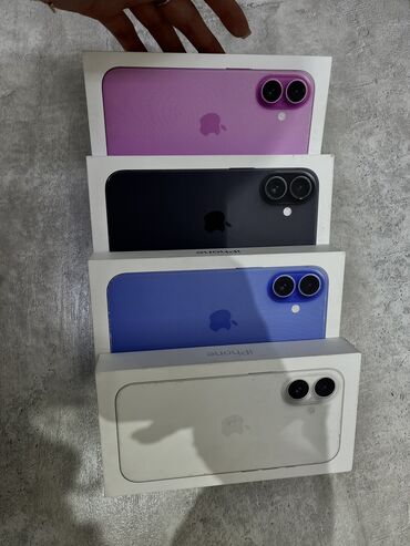 Apple iPhone: IPhone 16, Новый, 256 ГБ, Кабель, Коробка