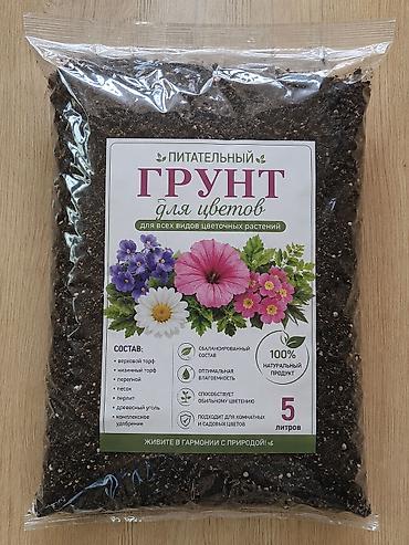 фикус тинеке: Питательный грунт для цветов, универсальный для всех видов цветочных — 1