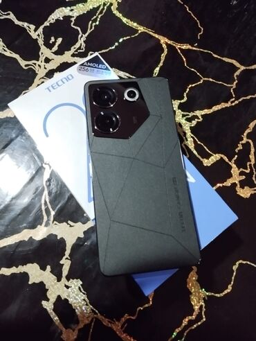 Tecno: Tecno Camon 20 Pro, 256 GB, rəng - Qara, Barmaq izi