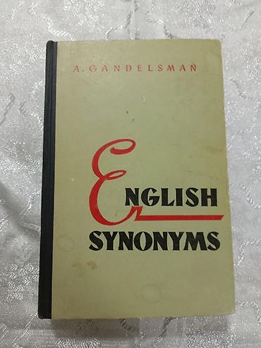 dim lüğət: Məhsul: “English Synonyms” – A. Gandelsman Təsvir: - İngilis dilində — 1
