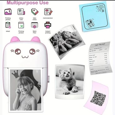 Printerlər: Mini printer 😊 Durumu/vəziyyeti : sıfır - yeni Formatı: Ağ-qara — 5