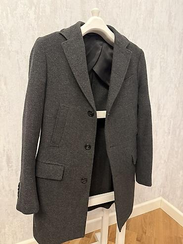 kişi paltolar: Palto, Benetton, rəng - Boz — 1