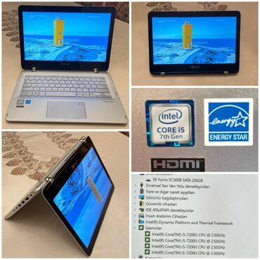 netbook qiymətləri: Netbook - Noutbuk Asus Core i5 7ci nəsl,Qiymet 390 manat. 2.5Ghz