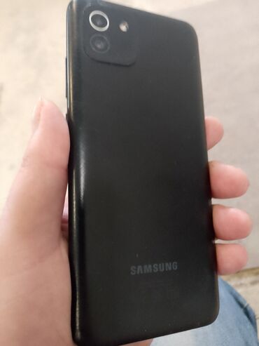 Samsung: Samsung Galaxy A03, 64 GB, rəng - Qara, İki sim kartlı