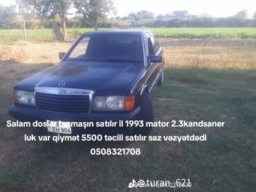 uaz satılır: Mercedes-Benz 190: 2.3 л | 1993 г. Седан