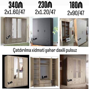 4 qapılı şkaf: *Çatdırılma+quraşdırılma xidməti şəhər daxili pulsuz* 📌 *ÜÇ GÜN🥳*