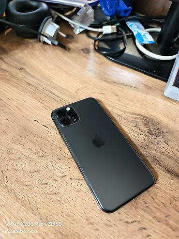 IPhone 11 Pro, Б/у, 256 ГБ, Space Gray, Чехол, 92 %