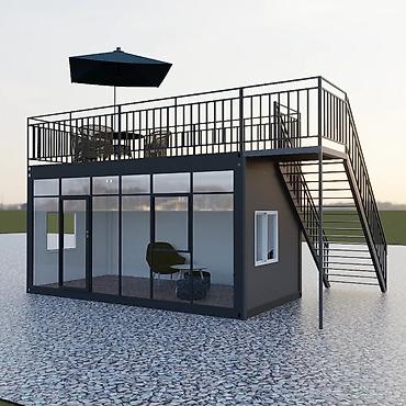 Продажа торговых контейнеров: Модульные контейнерные дома и офисы Мы создаём современные дома под — 5