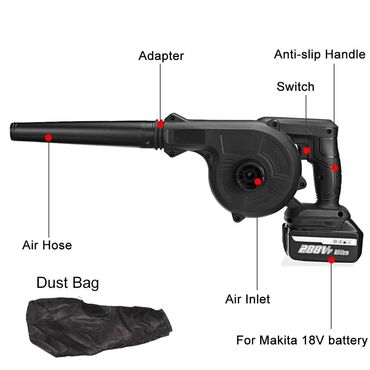 Бытовая техника: Беспроводная воздуходувка, ручной инструмент для удаления пыли с