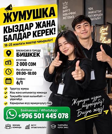 call centre: Вакансия: Требуются продавцы-консультанты (парни и девушки), 18–25 лет — 1