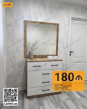 Komodlar: Termo güzgülü komod-dressuar dəsti - Termo güzgü ilə komplekt - — 1