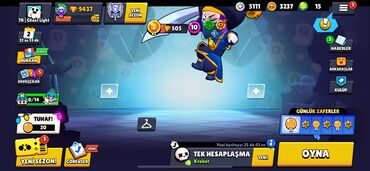 Video oyunlar üçün aksesuarlar: Brawl Stars oyun hesabı - Profil adı: TK | Ghost Light - Kupa: 9437 — 1