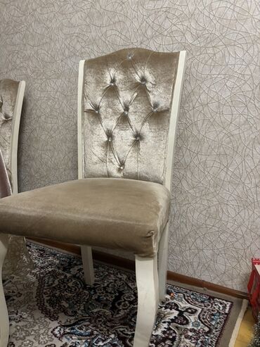 Masa və oturacaq dəstləri: Yemək otağı dəsti – masa və stullar - Klassik üslubda yemək masası — 2