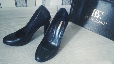 зимняя детская обувь: Туфли Basconi, 35, цвет - Черный
