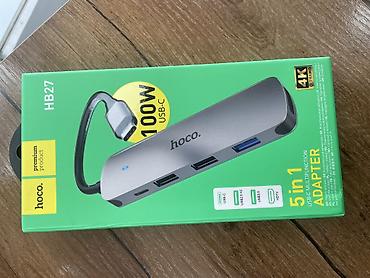 bluetooth mouse: USB-C хаб HOCO HB27 5-в-1 Компактный многофункциональный адаптер для — 1