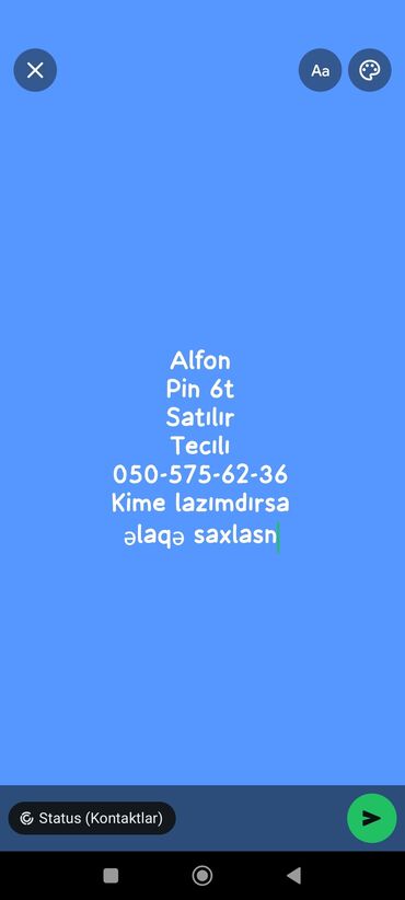 игровой ноутбук баку: Məhsul: “Alfon Pin Xüsusiyyətlər: - Model adı: Alfon Pin 6t -