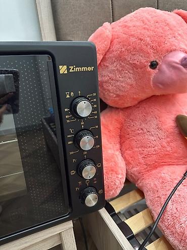 panasonic mikrodalgali soba: Zimmer elektrik mini-fırın - Geniş şüşə qapı və daxili işıqla — 3