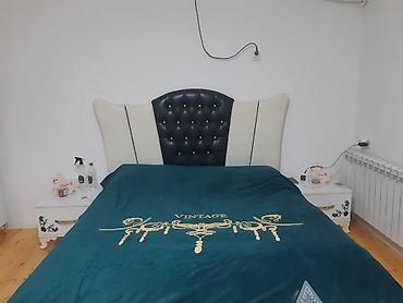 force nabor: Ağ rəngdə yataq otağı mebel dəsti - Tərkibi: - Geniş sürgülü şkaf (2 — 4