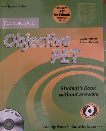 Digər kitablar və jurnallar: Cambridge- Objective PET Includes PET for Schools practice tests