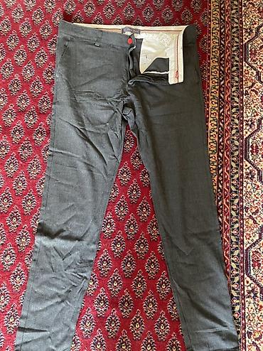 bordo şalvar: Klassik Şalvar, rəng - Boz — 1