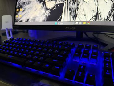 мышка x7: Клавиатура, HyperX, Механическая, Проводное подключение, Размер: 80%