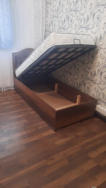 Çarpayılar: Təknəfərlik çarpayı, Bazalı, Matras ilə, Siyirməsiz — 4