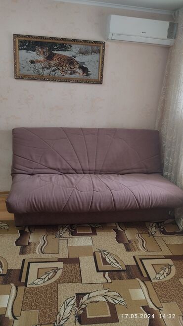 спальный диван бишкек цена: Цвет - Коричневый, Б/у