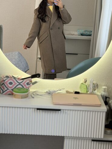 Пальто: Пальто, Халат, Зима, Длинная модель, Двубортная модель, M — 12